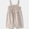 Baby Girl Cheetah Sleeveless Romper - Brown/Ivory