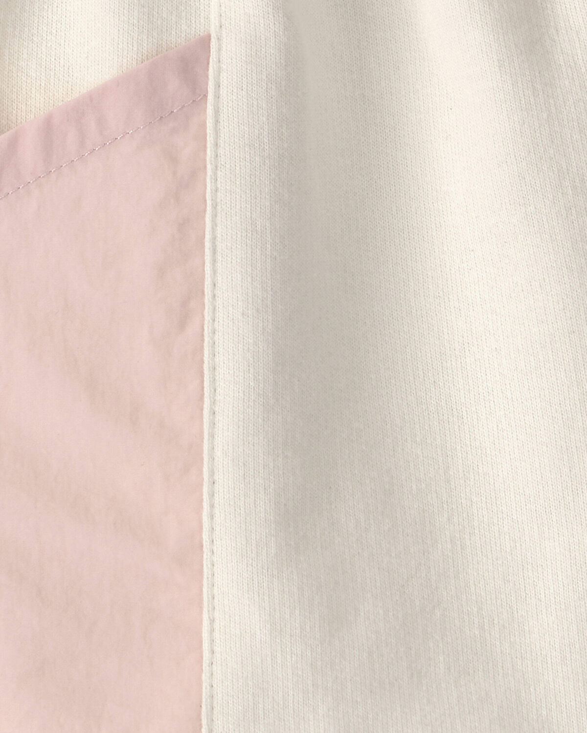 Toddler Girl French Terry Shorts - Pink/Ivory 4 Toddler Girl French Terry Shorts - Pink/Ivory