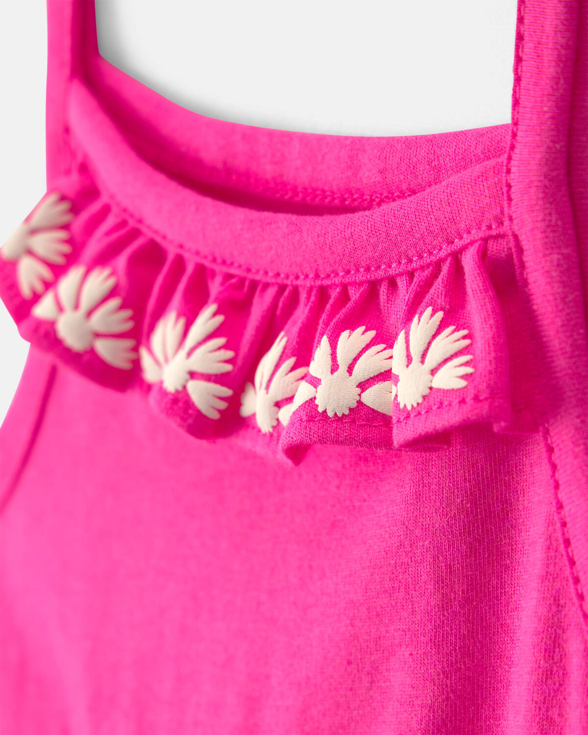Baby Girl Sleeveless Bodysuit Dress - Pink