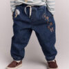 Toddler 'Splish, Splash' Jogger Pant in Denim - Blue