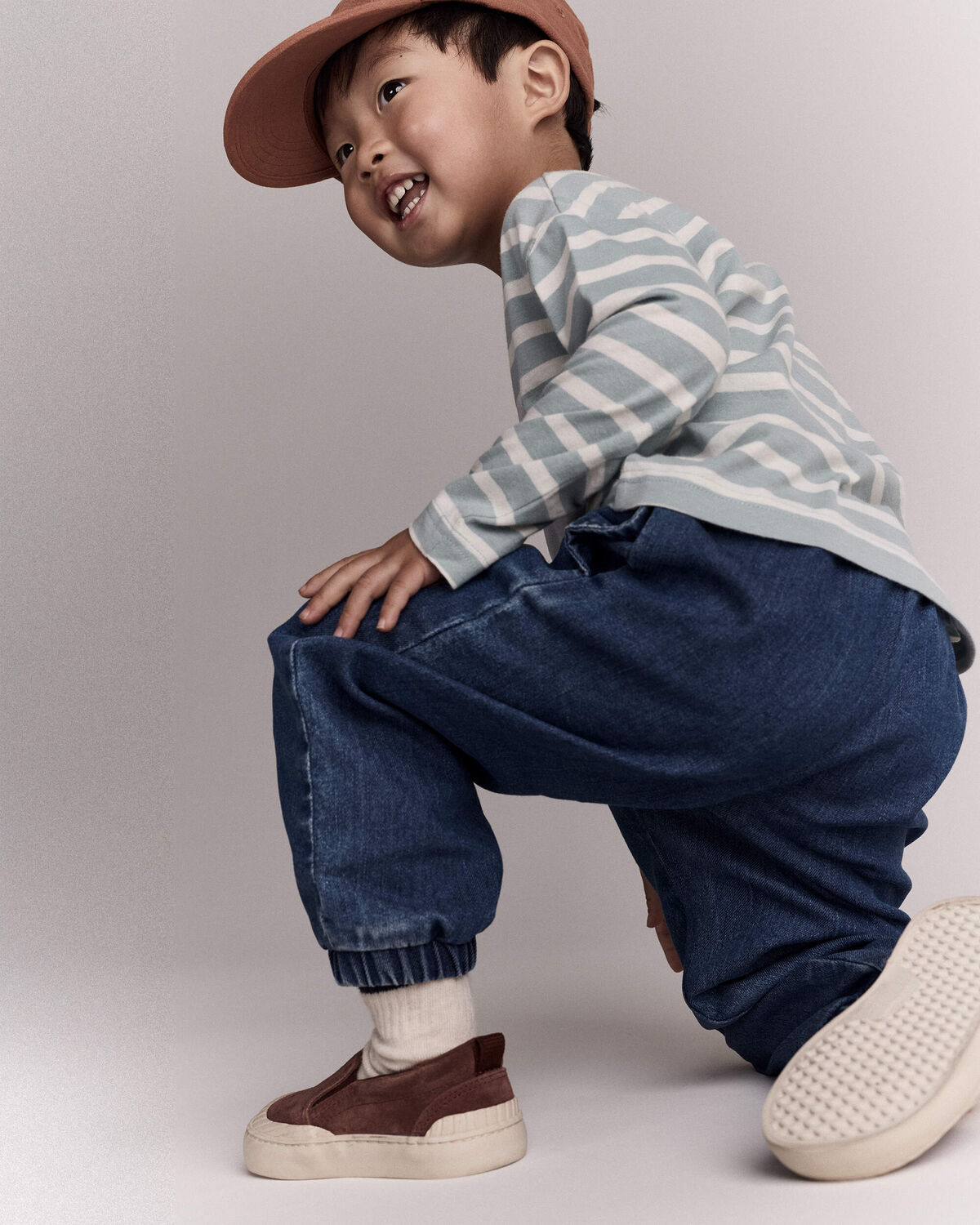 Toddler 'Splish, Splash' Jogger Pant in Denim - Blue 4 Toddler 'Splish, Splash' Jogger Pant in Denim - Blue