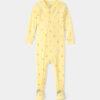 Toddler Lemon 100% Cotton Snug Fit 1-Piece Pajama - Yellow