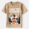 Toddler Boy "Enjoy The Outdoors" Mickey & Friends Short-Sleeve Graphic Tee - Brown