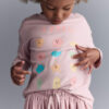 Toddler Girl 'I Feel' Long-Sleeve Relaxed Graphic Tee - Light Pink
