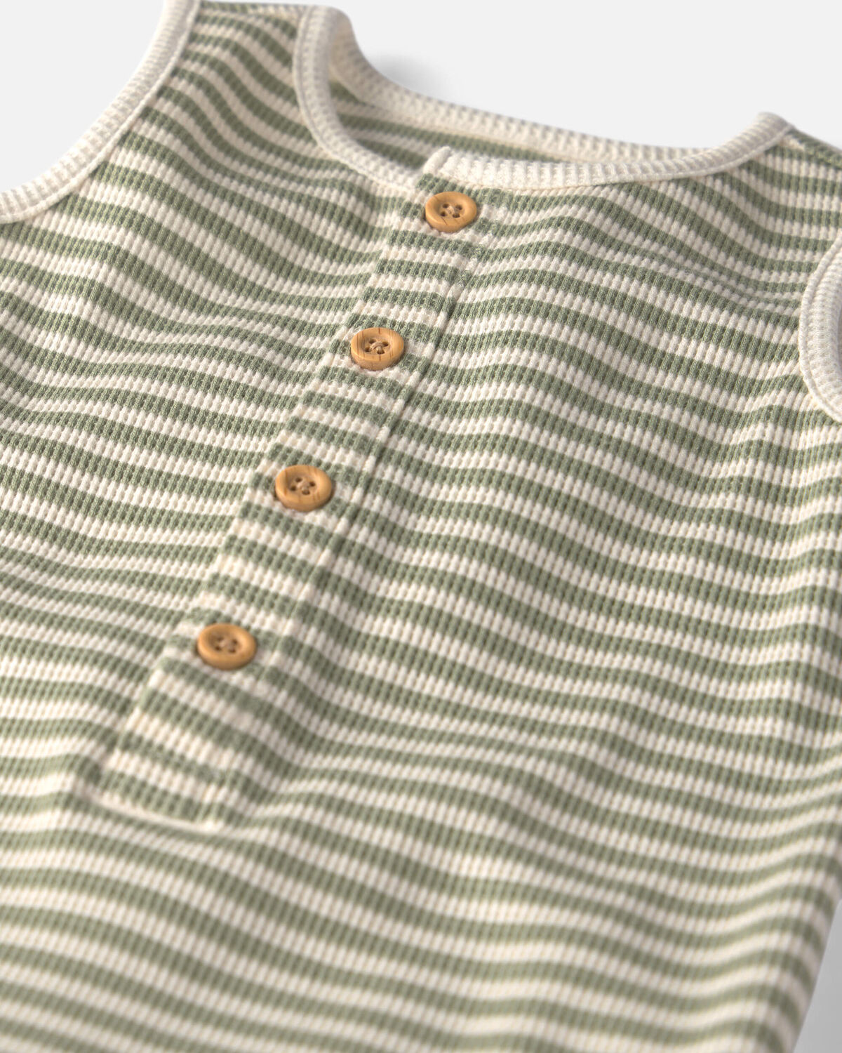Baby Organic Cotton Waffle Knit in Stripes 3 Baby Organic Cotton Waffle Knit in Stripes
