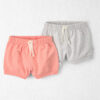 Baby Girl 2-Pack Organic Cotton Shorts 8 Baby Girl 2-Pack Organic Cotton Shorts
