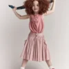 Toddler Girl Avenue Twirl™ Midi Skirt with Otter Pockets - Light Pink