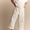 Toddler Girl Linda Wide Leg Pant - Cream