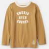 Boys Smores Long-Sleeve Graphic Tee - Brown
