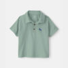 Toddler Boy Bumble Bee Short-Sleeve Polo Shirt - Green