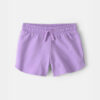 Girls French Terry Shorts - Purple