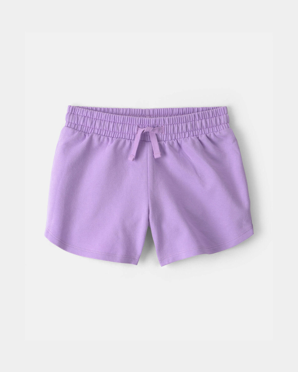 Girls French Terry Shorts - Purple 1 Girls French Terry Shorts - Purple