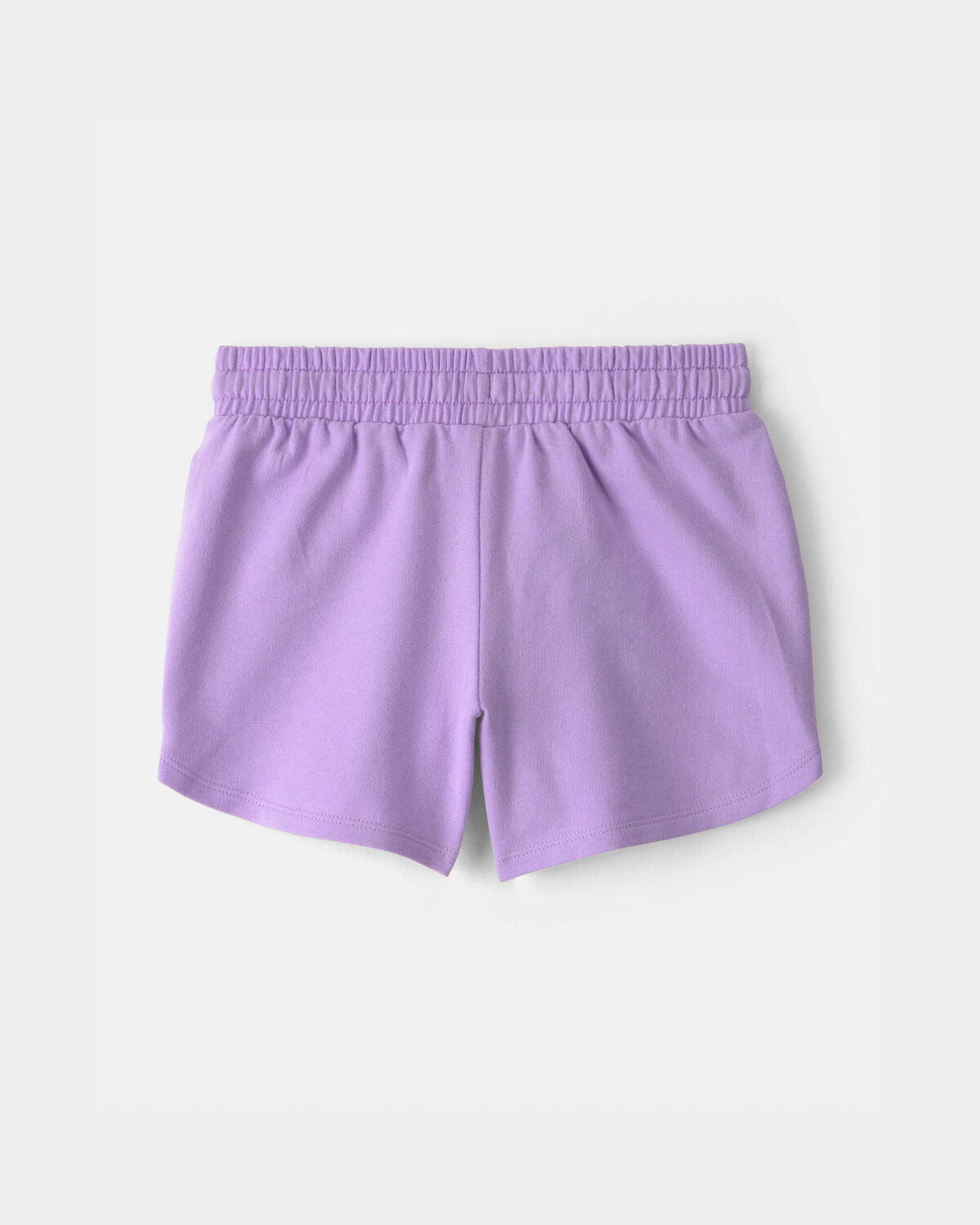 Girls French Terry Shorts - Purple 2 Girls French Terry Shorts - Purple