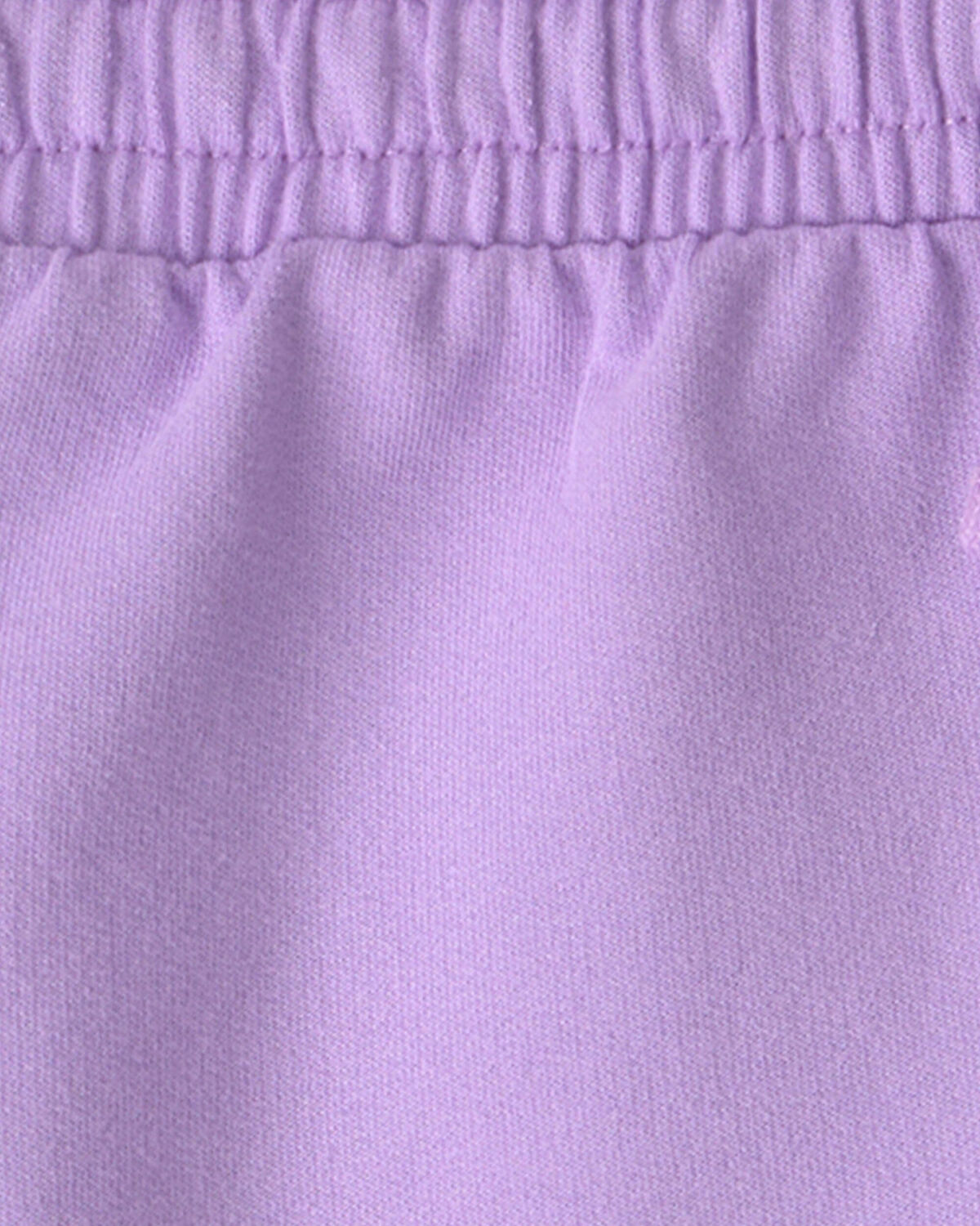 Girls French Terry Shorts - Purple 3 Girls French Terry Shorts - Purple