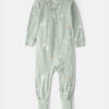 Toddler Easter Bunny PurelySoft 1-Piece 2-Way Zip Pajama - Green