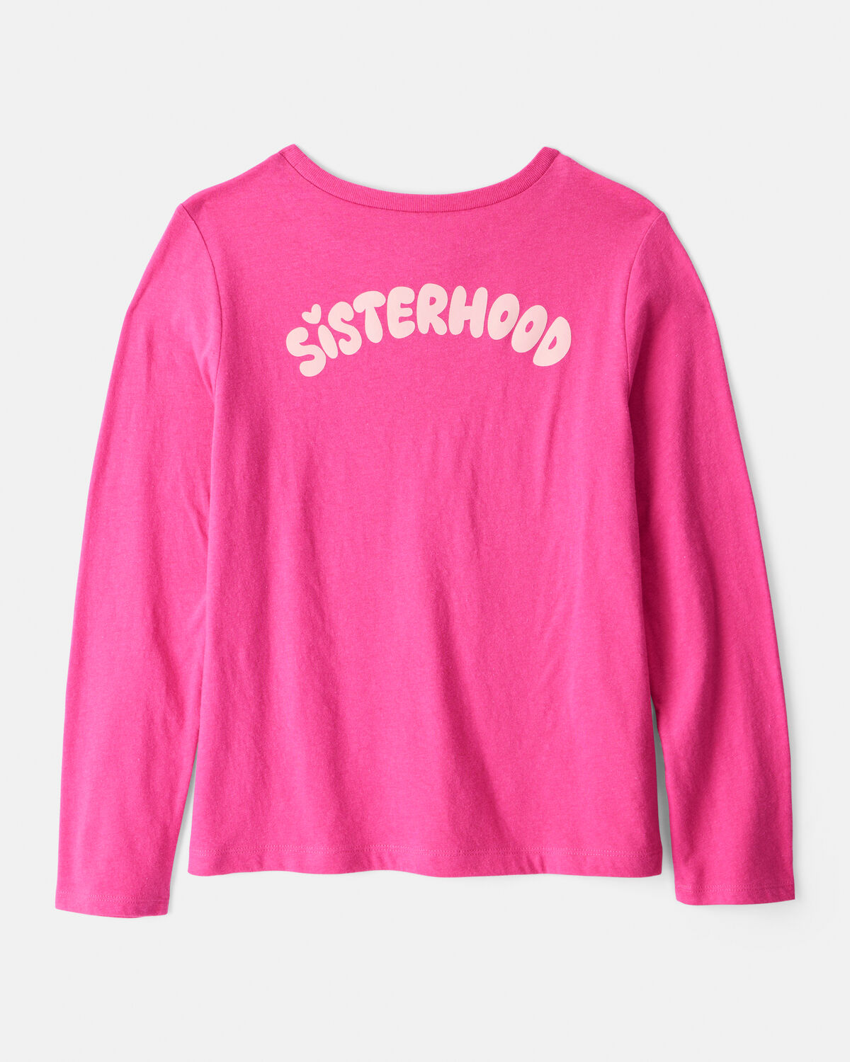Girls Sisterhood Long-Sleeve Graphic Tee - Pink 2 Girls Sisterhood Long-Sleeve Graphic Tee - Pink