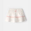 Toddler Girl Crinkle Skort - Ivory