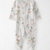 Baby Girl Organic Cotton Sleep & Play Pajamas