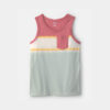 Boys Colorblock Pocket Tank Top - Red/Ivory/Blue