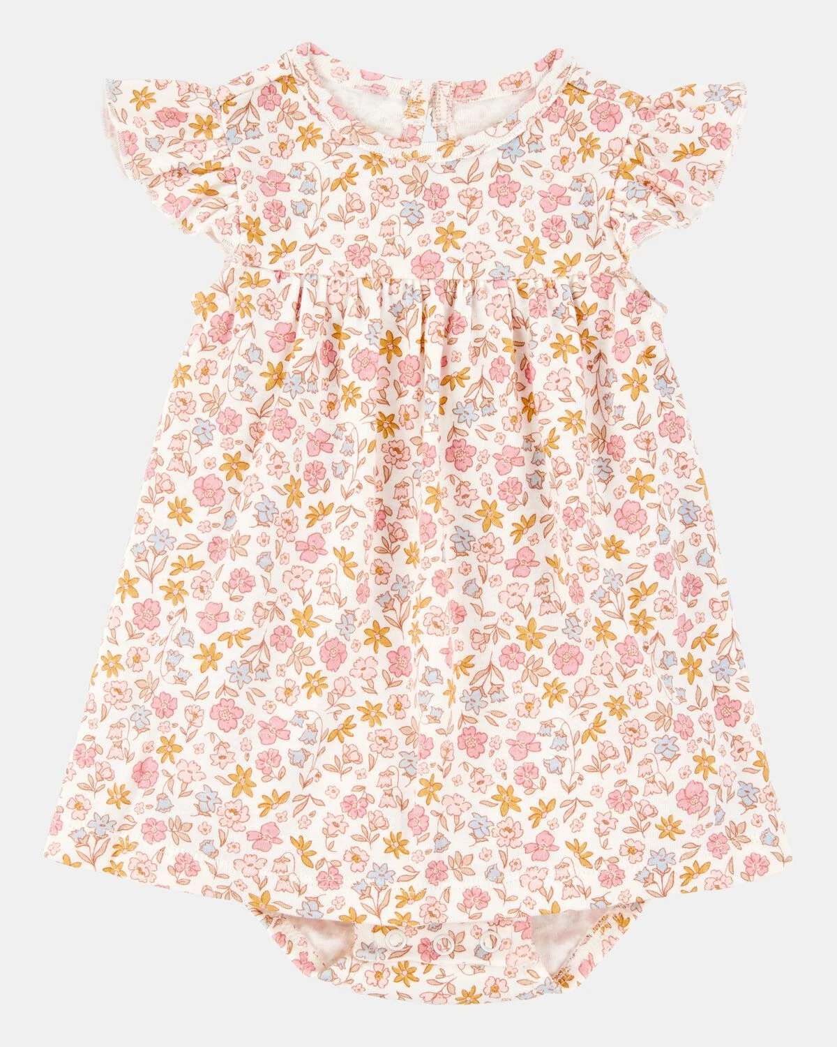 Baby 2-Piece Bodysuit Dress & Cardigan Set