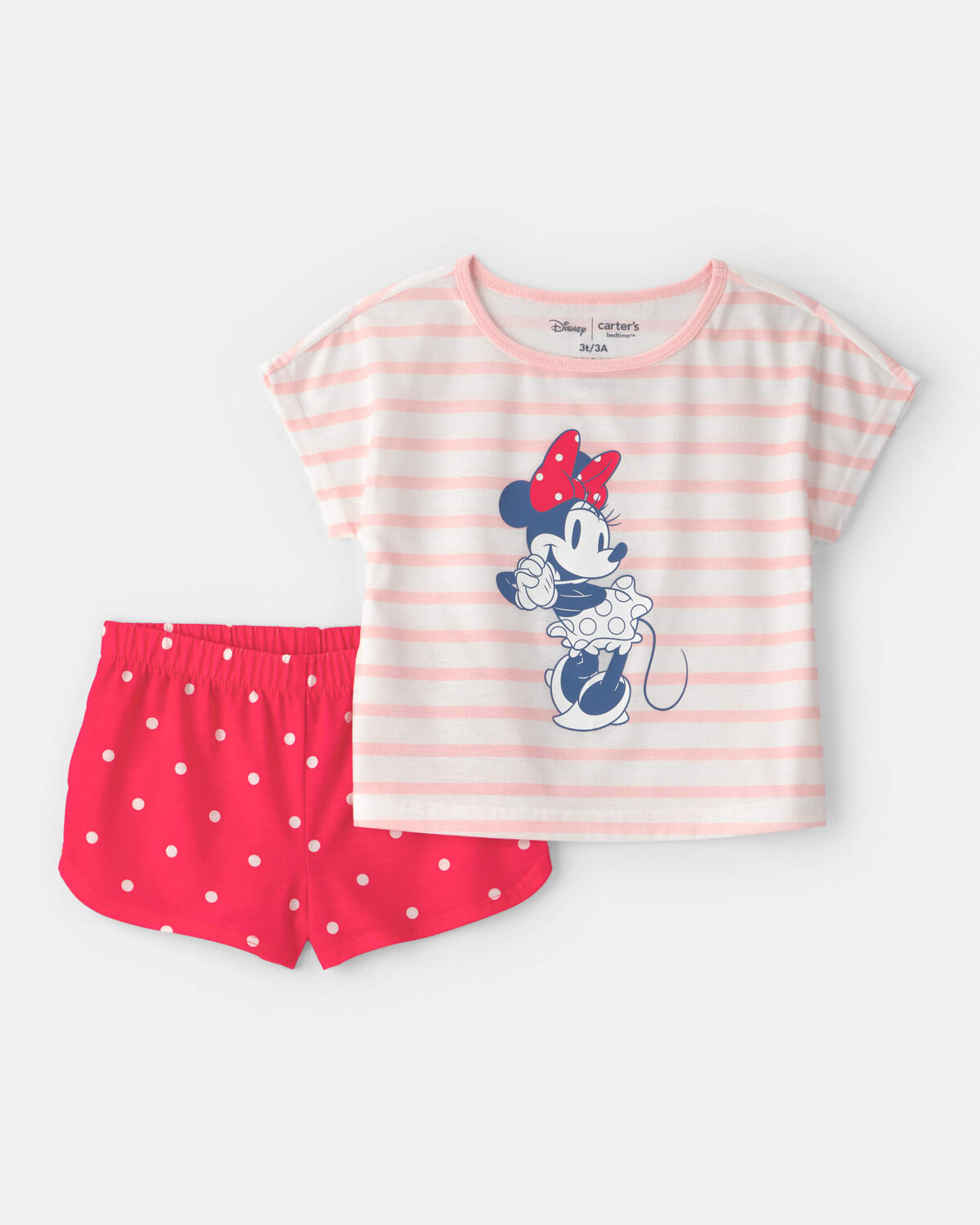 Toddler Girl 2-Piece Disney© Minnie Mouse Short-Sleeve Pajama Set 1 Toddler Girl 2-Piece Disney© Minnie Mouse Short-Sleeve Pajama Set