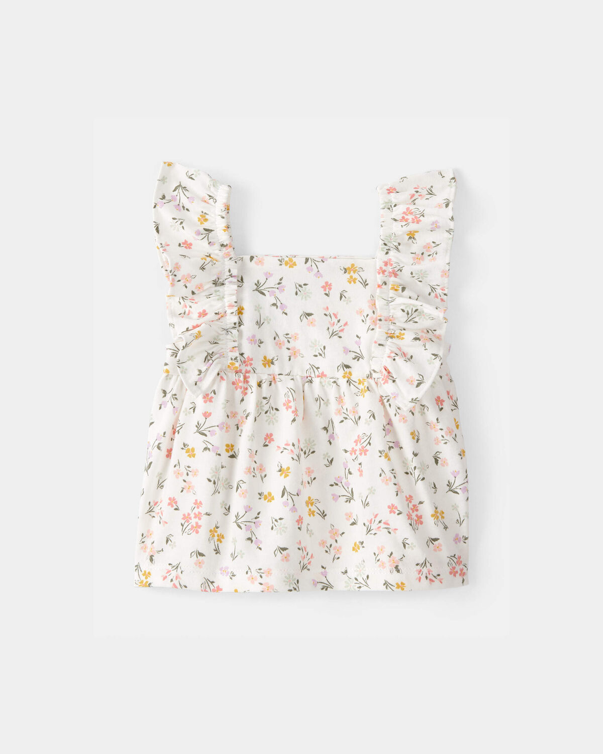 Baby Girl 3-Piece Floral Outfit Set - White/Green 9 Baby Girl 3-Piece Floral Outfit Set - White/Green