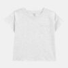 Kid Solid Short-Sleeve Fashion Top - Grey