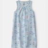 Girls Dolphin Sleeveless Night Gown - Blue 5 Girls Dolphin Sleeveless Night Gown - Blue