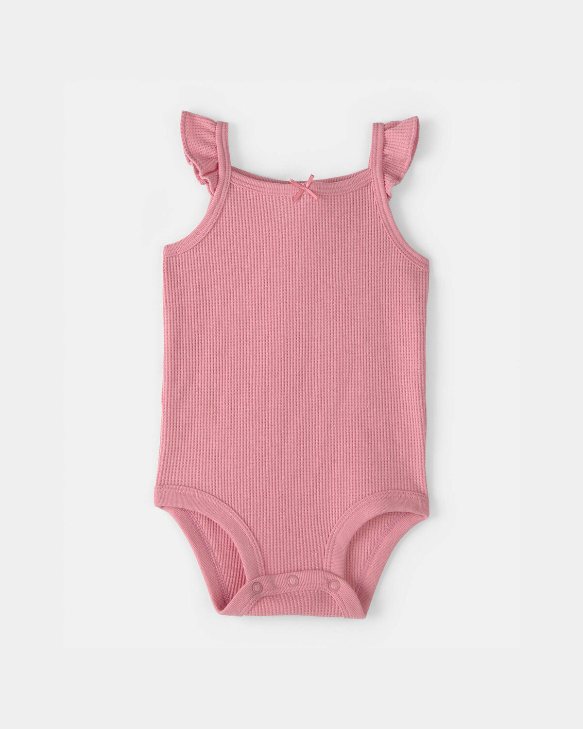 Baby Girl 3-Piece Flutter Sleeve Outfit Set - Pink 8 Baby Girl 3-Piece Flutter Sleeve Outfit Set - Pink