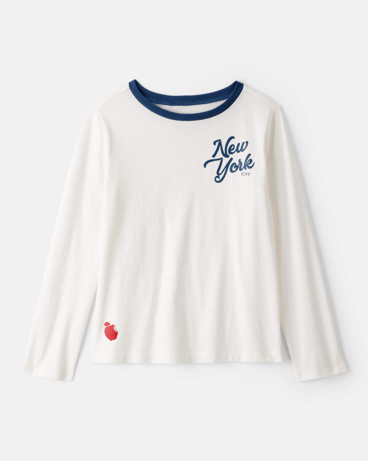 Girls New York Long-Sleeve Graphic Tee - White 1 Girls New York Long-Sleeve Graphic Tee - White