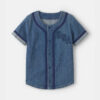 Boys 'USA' Denim Short-Sleeve Button-Down Shirt - Medium Wash 4 Boys 'USA' Denim Short-Sleeve Button-Down Shirt - Medium Wash
