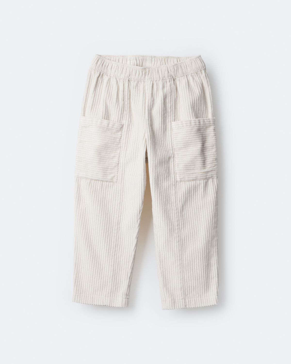 Toddler Boy Corduroy Pocket Pant - Cream 2 Toddler Boy Corduroy Pocket Pant - Cream