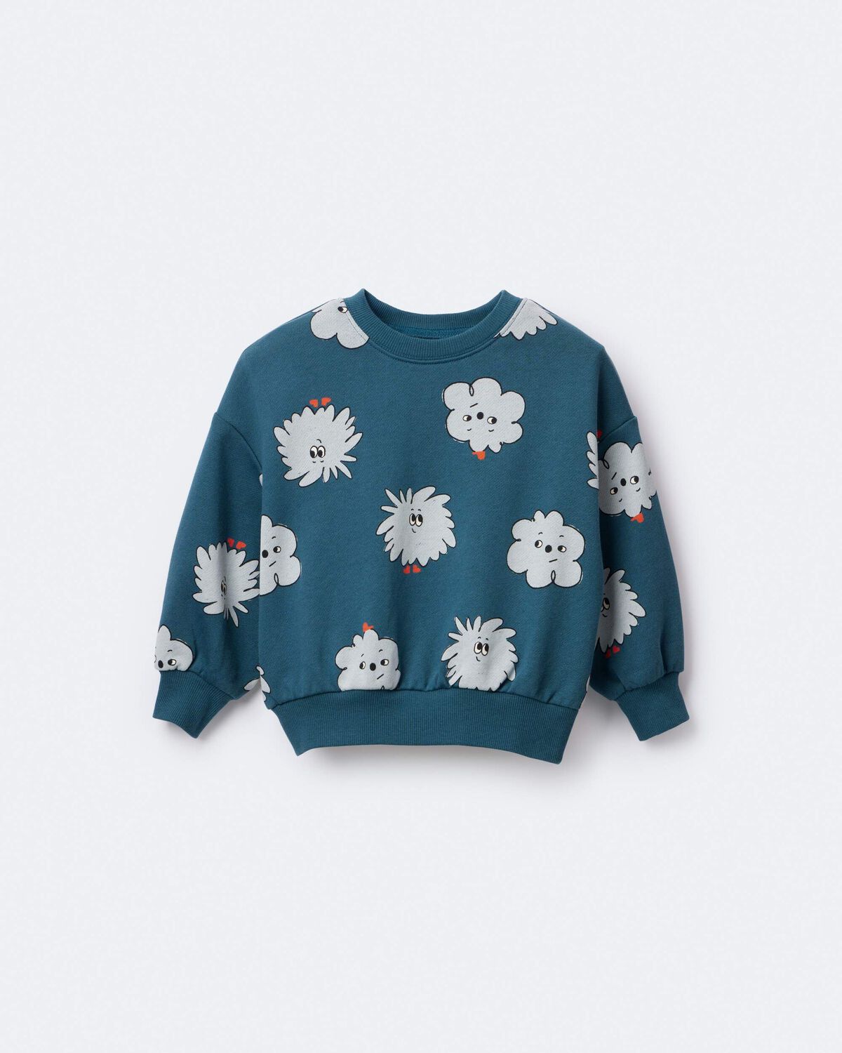 Toddler Squish Otter Sweatshirt™ - Deep Teal 2 Toddler Squish Otter Sweatshirt™ - Deep Teal