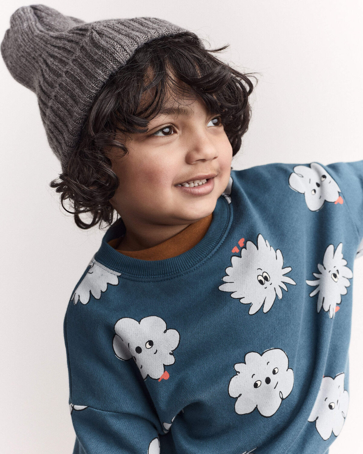 Toddler Squish Otter Sweatshirt™ - Deep Teal 5 Toddler Squish Otter Sweatshirt™ - Deep Teal