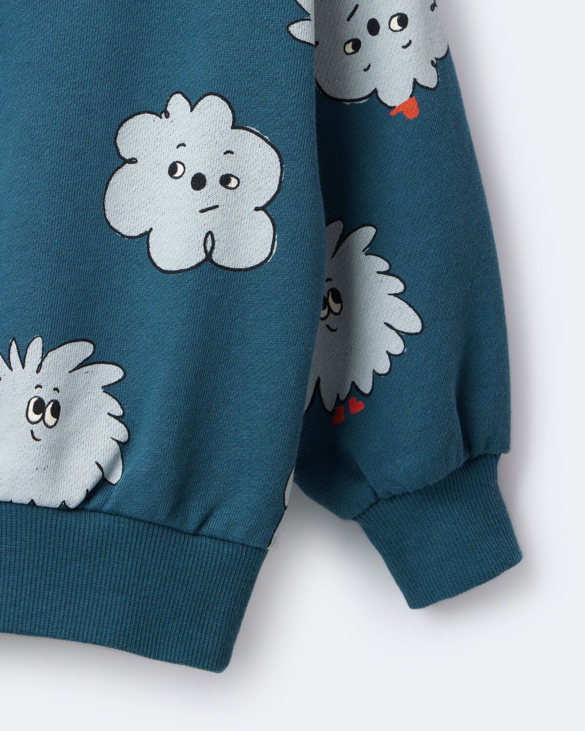 Toddler Squish Otter Sweatshirt™ - Deep Teal 6 Toddler Squish Otter Sweatshirt™ - Deep Teal