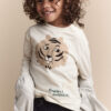 Toddler 'Endless Potential' Tiger Long-Sleeve Pocket Graphic Tee - Cream 15 Toddler 'Endless Potential' Tiger Long-Sleeve Pocket Graphic Tee - Cream