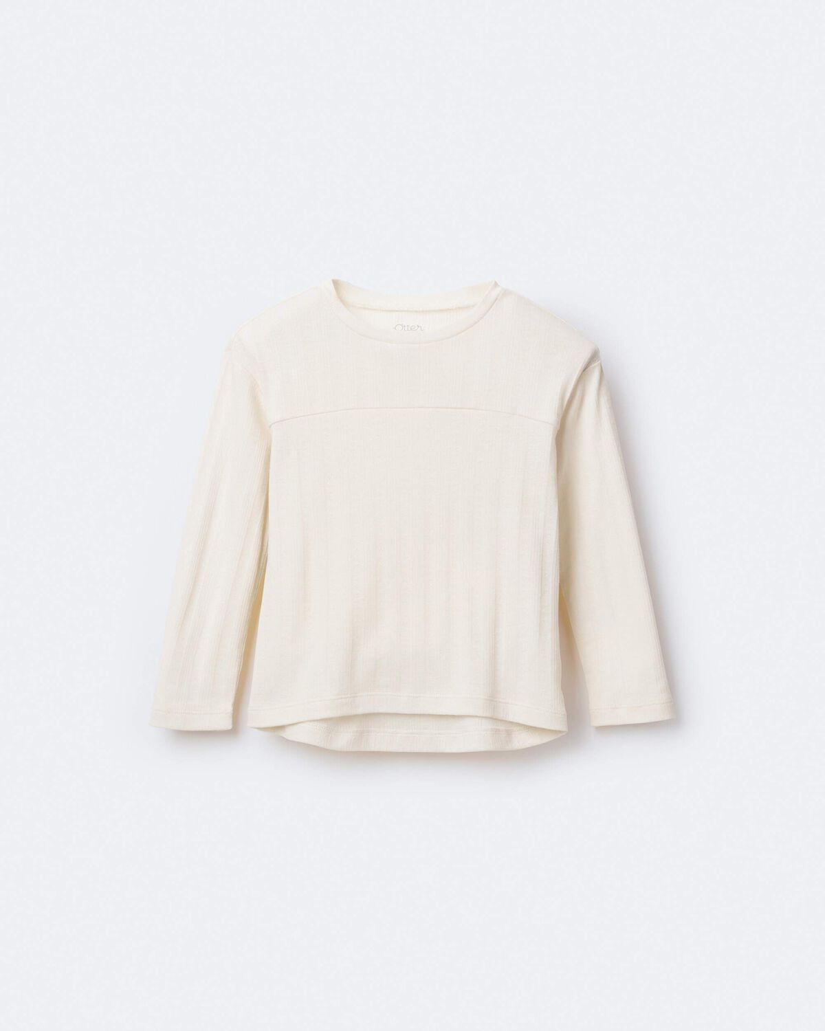 Toddler Girl Pointelle Long-Sleeve Top - Cream 2 Toddler Girl Pointelle Long-Sleeve Top - Cream