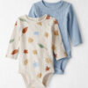 Baby 2-Pack Organic Cotton Bodysuits