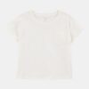 Girls Short-Sleeve Pocket Tee - White