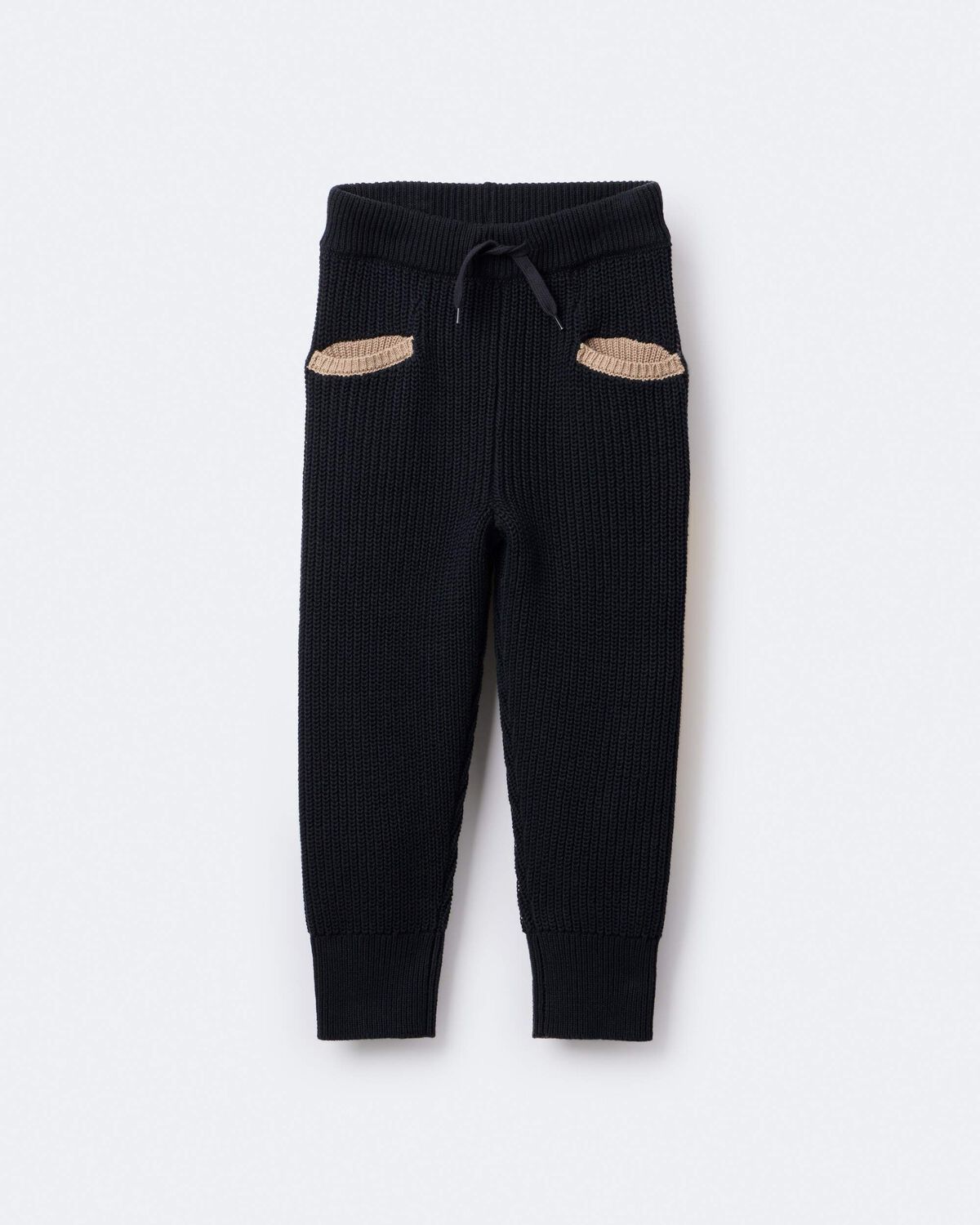Toddler Sweater Jogger Pant - Black