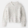 Girls Confetti Sweater - Cream