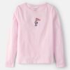 Girls Peanuts Snoopy Long-Sleeve Top - Pink