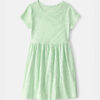 Girls Floral Short-Sleeve Dress - Green 6 Girls Floral Short-Sleeve Dress - Green