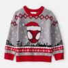 Toddler Boy ©Marvel Spider-Man Long-Sleeve Sweater - Red/Grey