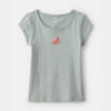 Girls Watermelon Ribbed Tee - Green