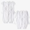 Baby 9-Pack Short Sleeve & Long Sleeve Cotton Bodysuits - White 9 Baby 9-Pack Short Sleeve & Long Sleeve Cotton Bodysuits - White