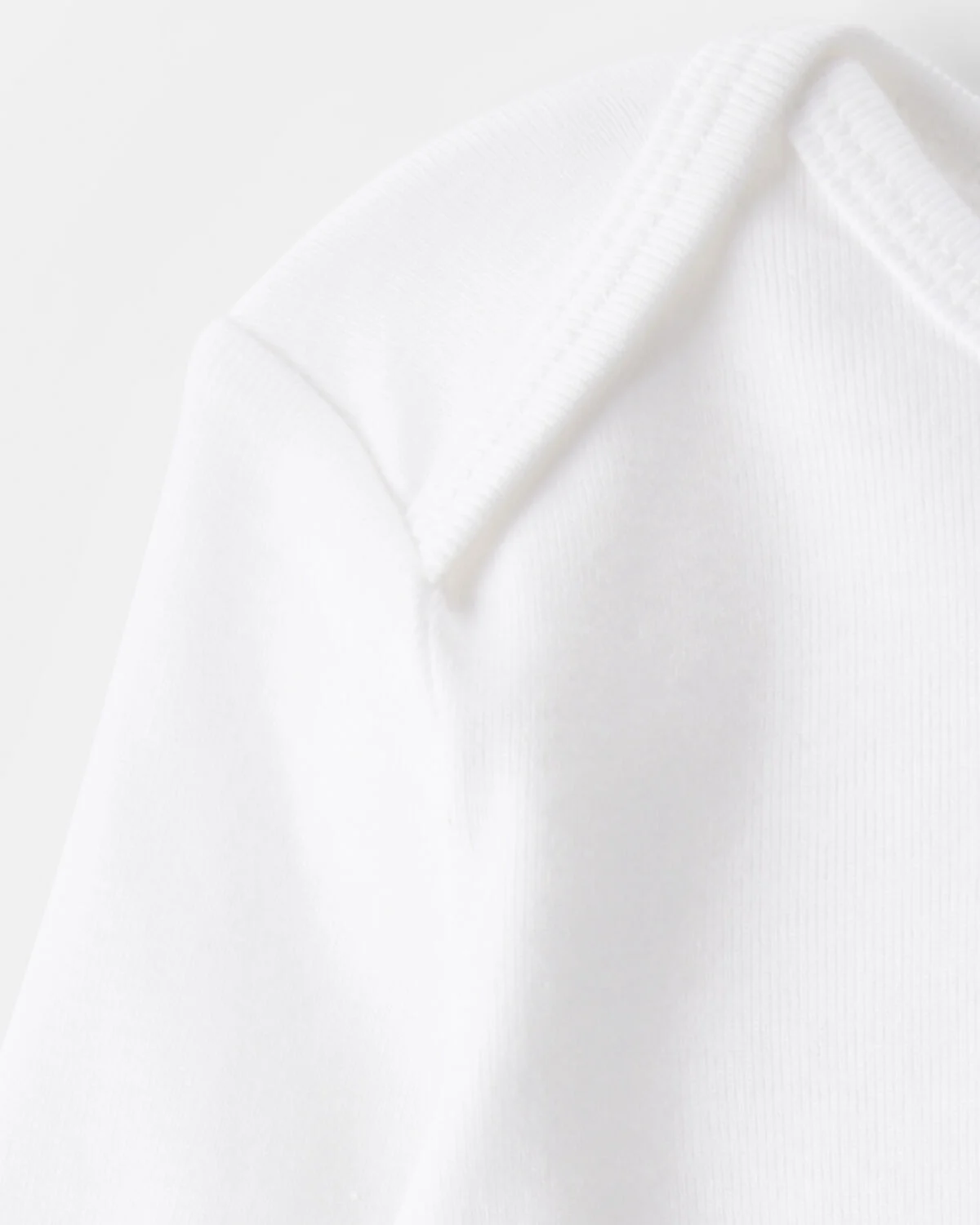 Baby 9-Pack Short Sleeve & Long Sleeve Cotton Bodysuits - White 3 Baby 9-Pack Short Sleeve & Long Sleeve Cotton Bodysuits - White