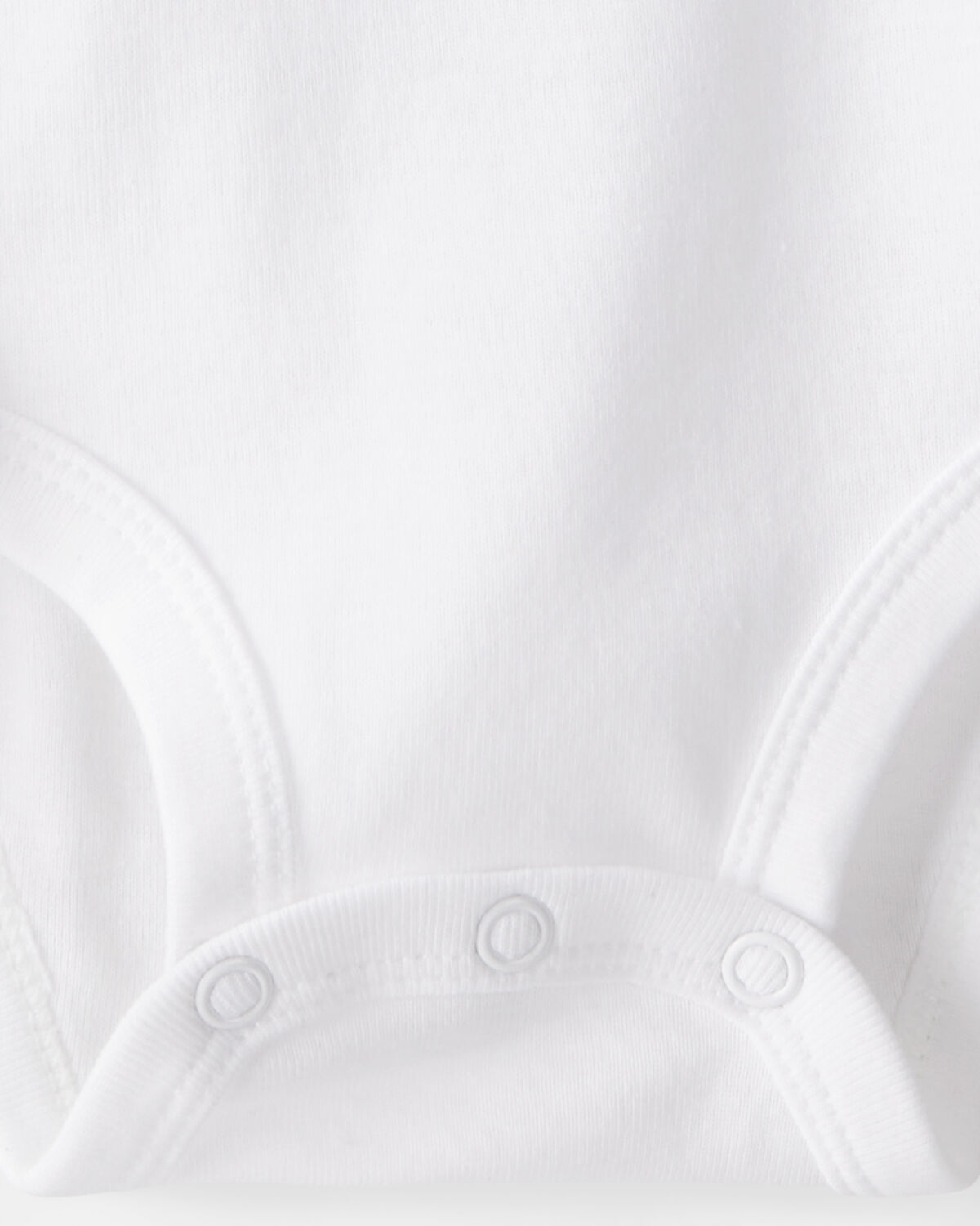 Baby 10-Pack Short Sleeve Cotton Bodysuits - White 4 Baby 10-Pack Short Sleeve Cotton Bodysuits - White