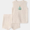 Baby 2-Piece Sailboat Crochet Top & Short Set - Cream 8 Baby 2-Piece Sailboat Crochet Top & Short Set - Cream