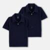 Boys 2-Pack Pique Uniform Polo Shirts - Navy